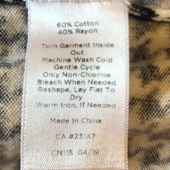 Talbots black/white houndstooth-print cardigan sz 3XP - Picture 8 of 8